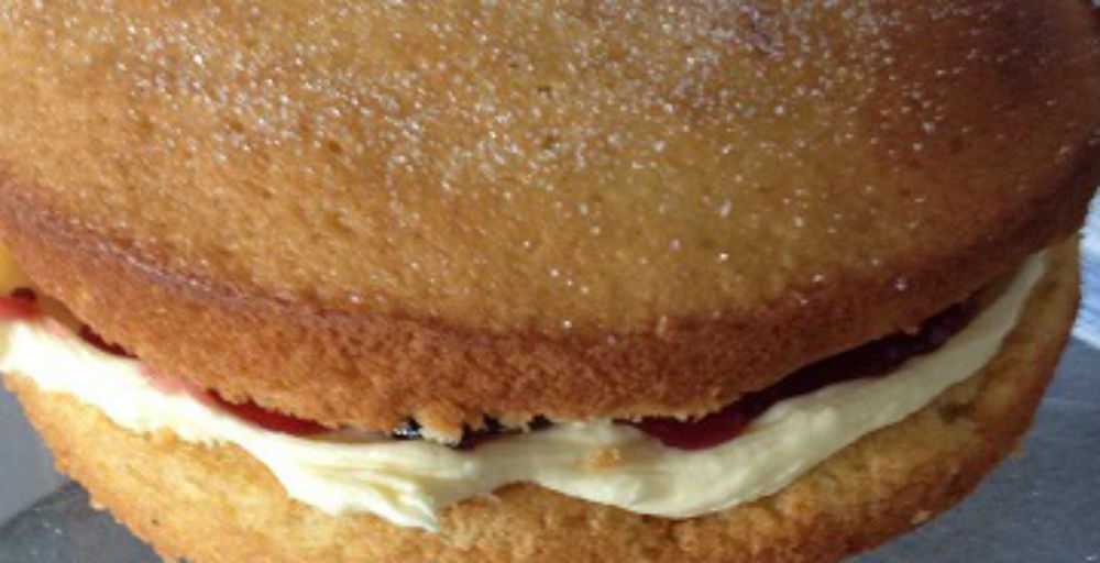 Diabetic Victoria Sandwich Cake