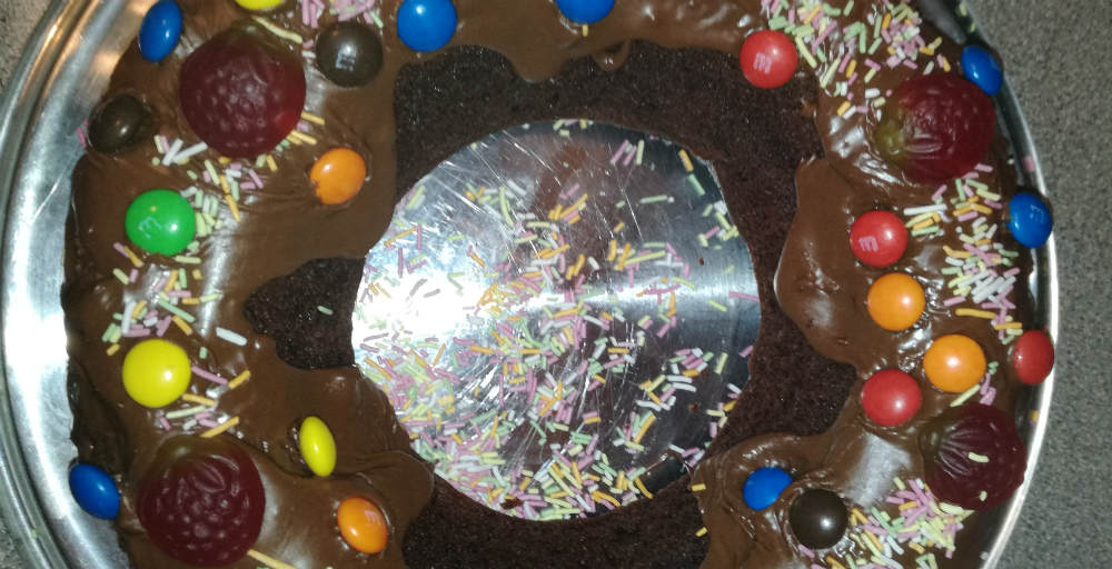 Chocolate Sweetie Ring Cake