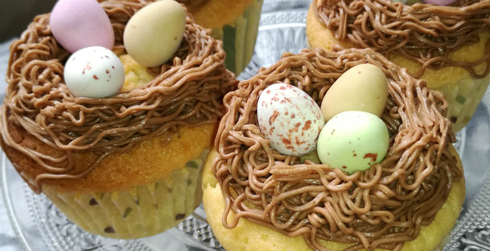 Easter Nests Cupcakes