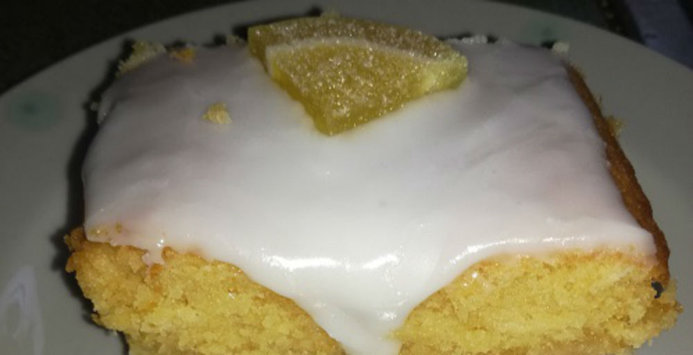 Lemon Bakewell Slice