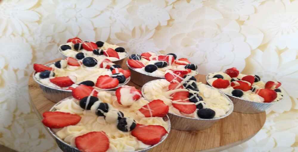 "Coronation Day" Berry Cheesecakes