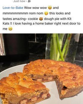 Kit Kat Cookie Pie